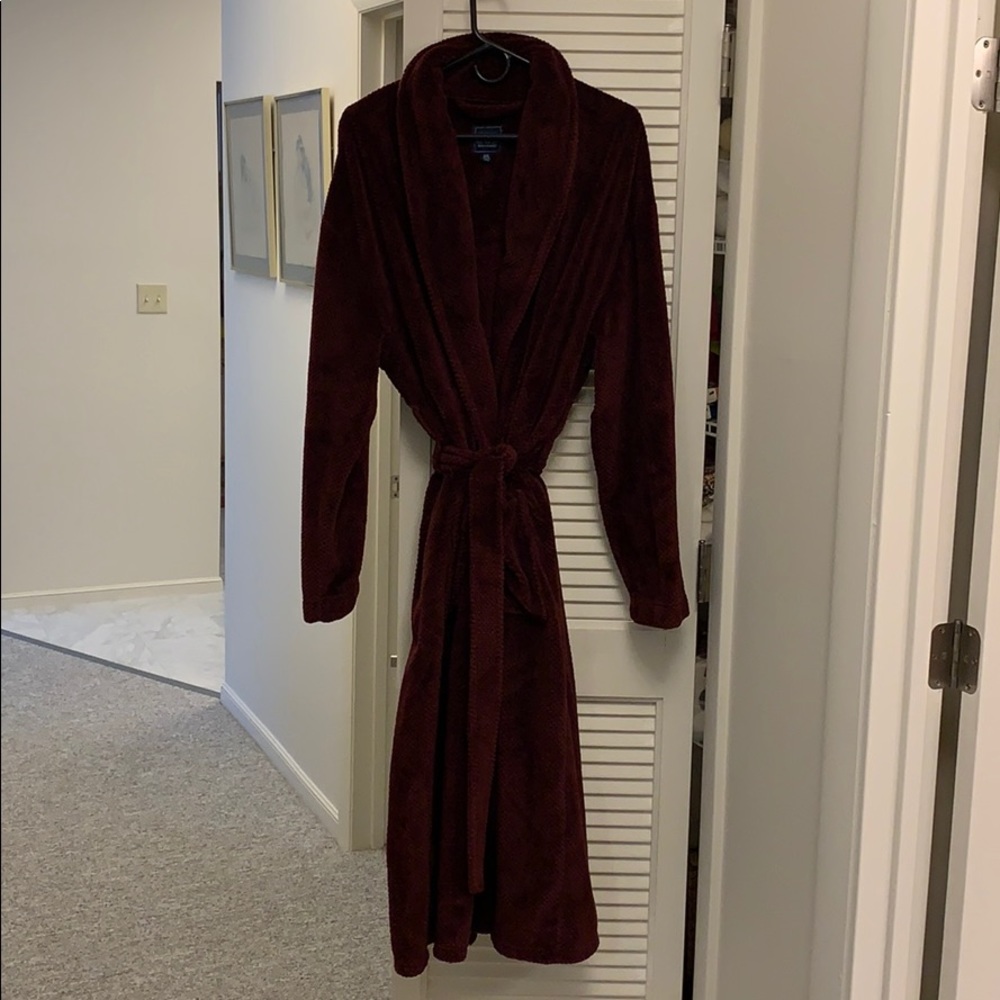 Cozy Burgundy Bath Robe